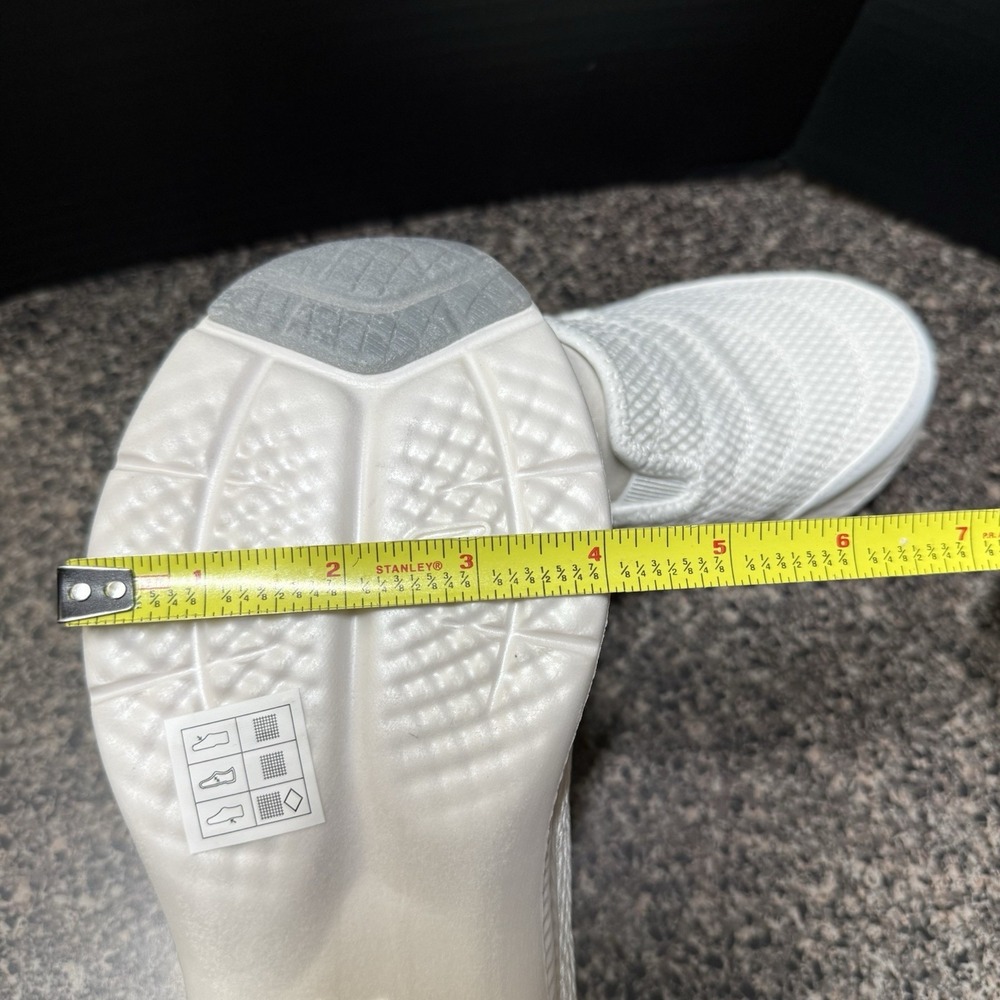 Skechers Vapor Foam Shoes Size 8 Move Smitten Vegan Memory Foam Sneakers White - Picture 13 of 16